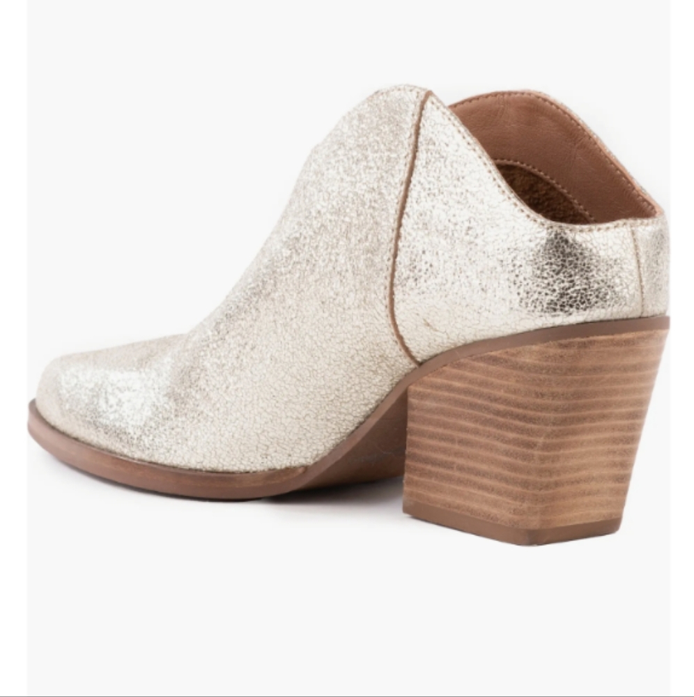 Seychelles Fancy Affair Leather Platinum Mules sz 9 (fits like a 10) - Picture 5 of 8